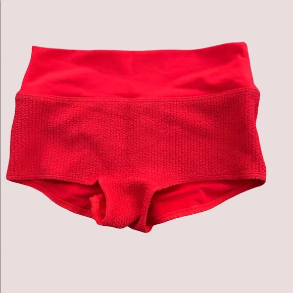 PINK Gym-to-Swim ribbed booty shorts - Picture 1 of 4